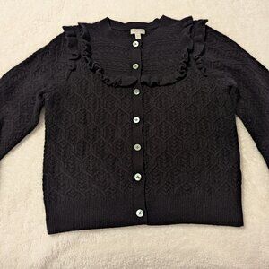Garnet Hill cashmere cardigan, Size M